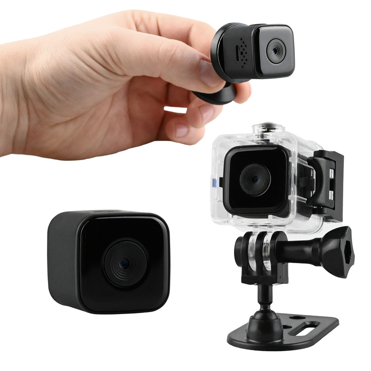 Mini kamera szpiegowska dyskretna Tryb Nocny SQ28 + Karta pamięci 32GB