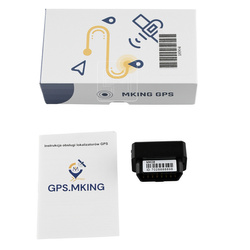 Zestaw Lokalizator GPS OBD MK08 dla Floty Pojazdów Usługi Darmowa Aplikacja z Kartą SIM Orange