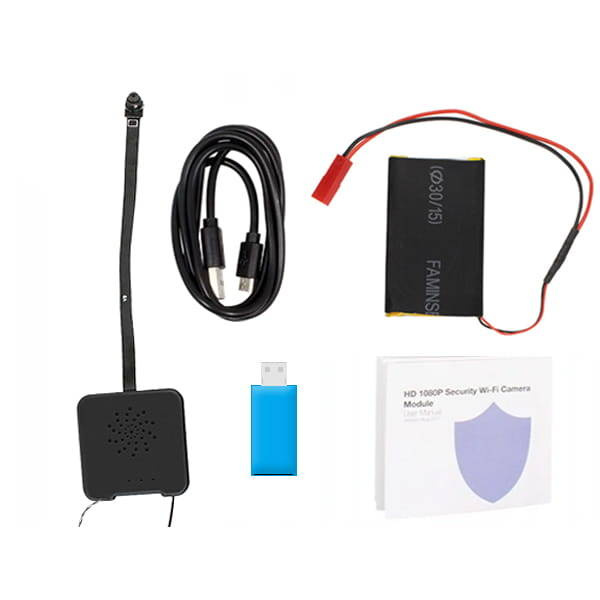 Mini kamera szpiegowska ukryta z mikrofonem WIFI M8 + MIC Podgląd na żywo