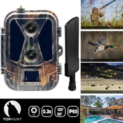 Kamera Leśna Fotopułapka 4K 4G LTE PODGLĄD na ŻYWO Aplikacja HC-950Pro AKU 