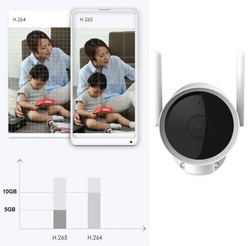 IMILAB Kamera obrotowa WIFI IR 3MPIX 2K 110° 64 GB