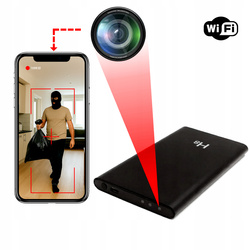 Ukryta mini kamera szpiegowska z czujnikiem ruchu Powerbank WiFi MKH8