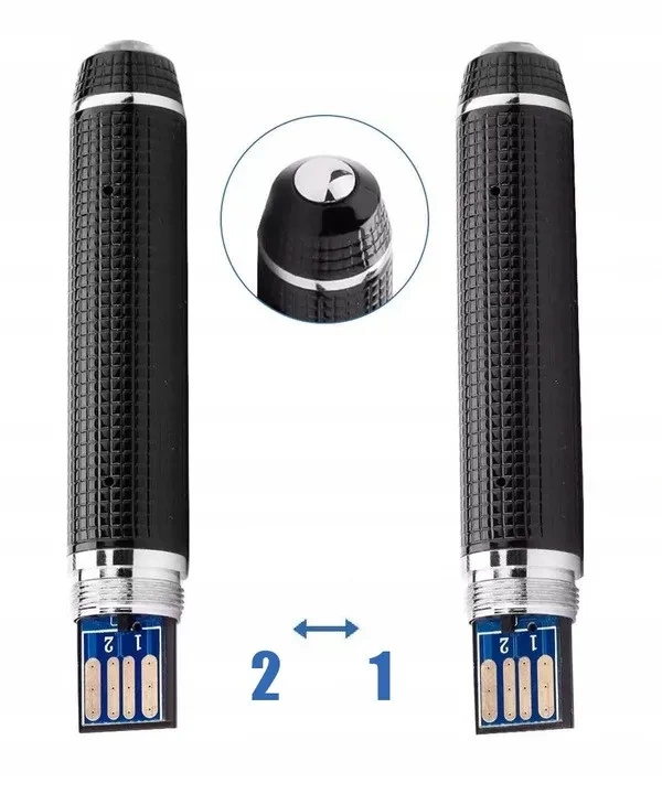 Mini kamera w długopisie szpiegowskim Full HD do 32GB