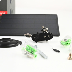 Zestaw Fotopułapka gsm Kamera Dla pszczelarza TOPHUNT H6 Dark Green Panel Solarny 6xAkumulator 18650 Karta SD 32 GB Karta SIM Orange