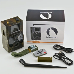 ZESTAW Fotopułapka HC-300M + Karta SD 32GB + Karta SIM Orange + 8x Baterie AA everActive