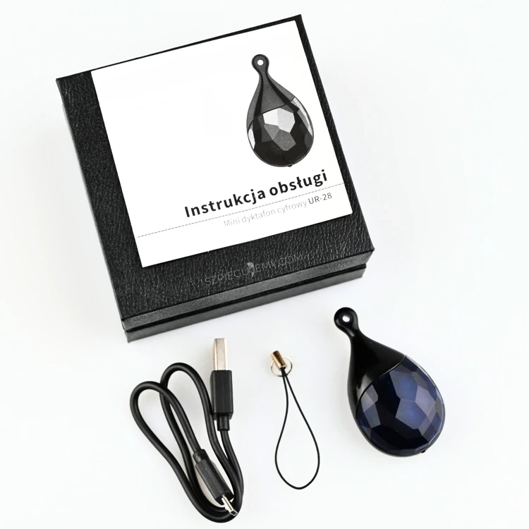 Brelok do kluczyków Dyktafon Podsłuch UR-28 16gb VOX 16GB 40h