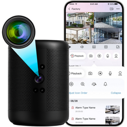 Mini kamera ukryta w głośniku Bluetooth BS02 WiFi – profesjonalne monitorowanie w Full HD