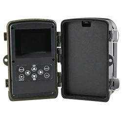 Zestaw Fotopułapka kamera leśna TOPHUNT HC800A FHD 42xIR 16MPX + Karta SD 32 GB  +8xAA