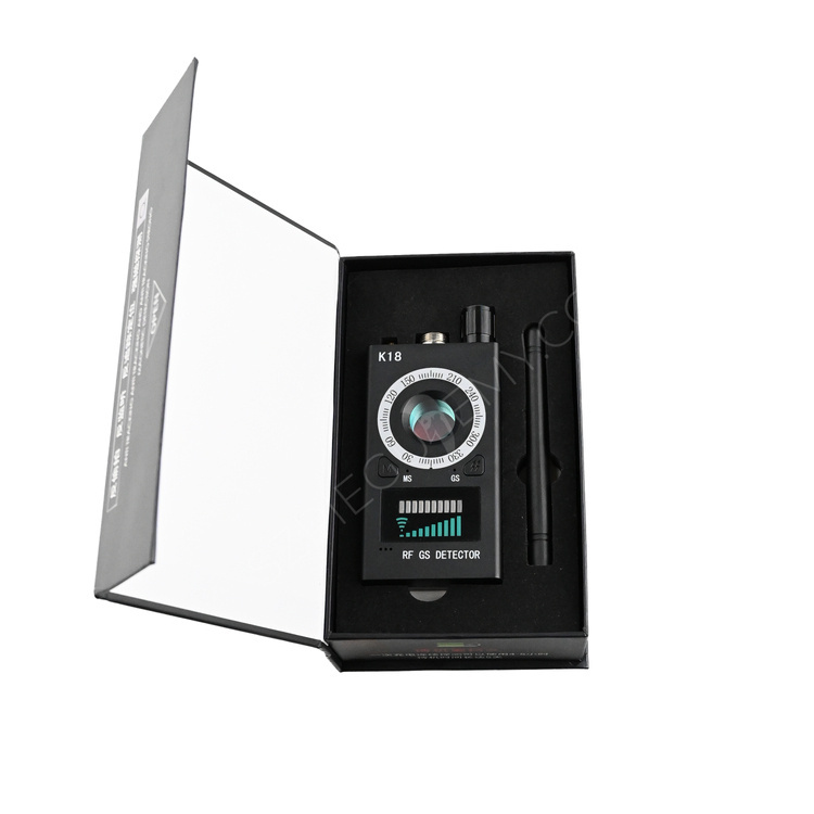 Wykrywacz podsłuchów i GPS DM-K18 ( Pluskwy, lokalizatory oraz kamery WI-FI )