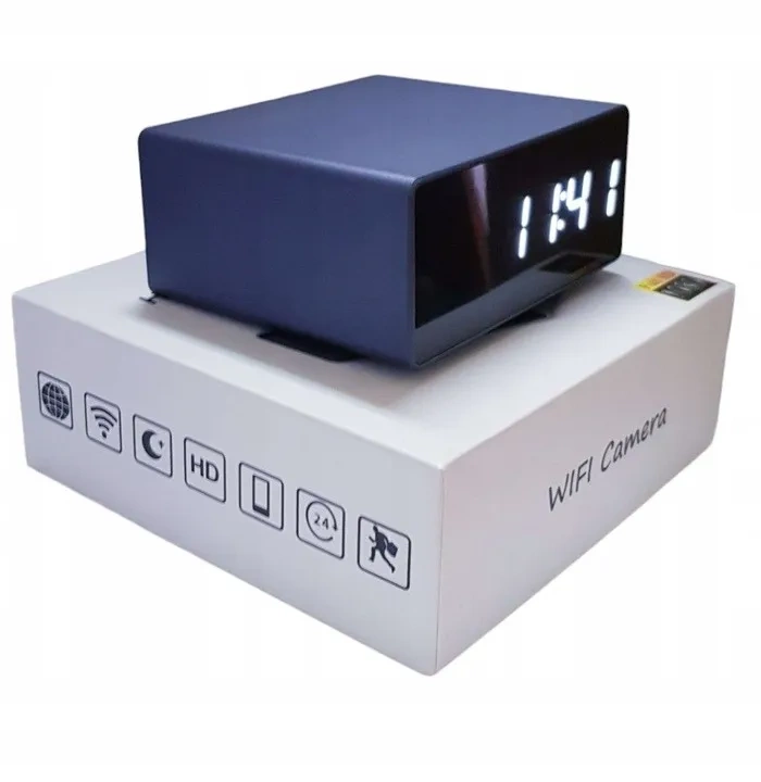 Mini kamera w zegarku budziku WIFI FULL-HD tryb nocny IR  MK202