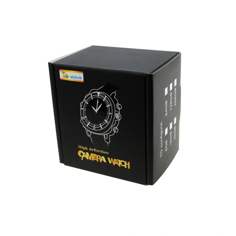Mini kamera w zegarku dyktafon szpiegowski 32GB na rękę tryb nocny