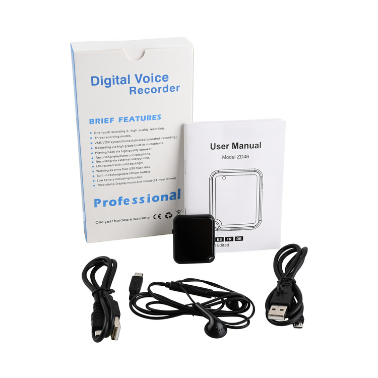 Mini Dyktafon Szpiegowski MK-ZD46