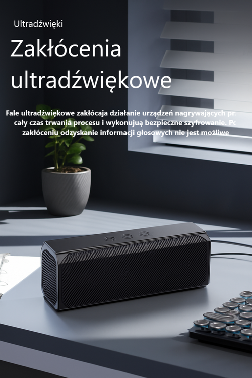 Zagłuszacz podsłuchów nagrywania MKF16 szumidło dźwięku