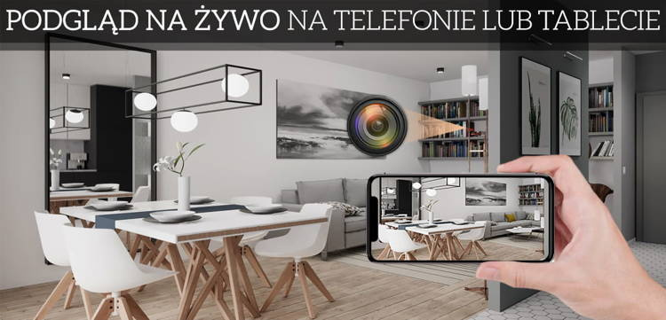 Mini kamera szpiegowska ukryta z mikrofonem WIFI M8 + MIC Podgląd na żywo
