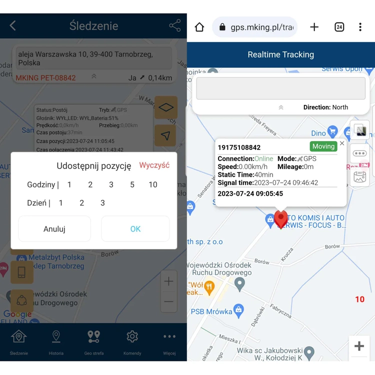 Lokalizator GPS 15 dni Magnes Śledzenie Podsłuch MK20A