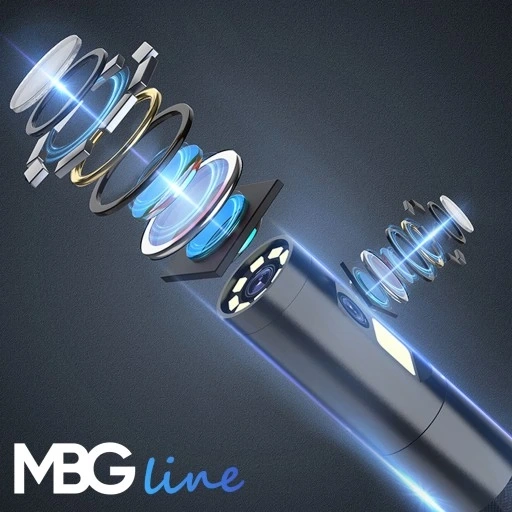 Kamera Inspekcyjna RUCHOMA GŁOWICA Kamery 2x FullHD Endoskop Warsztatowa