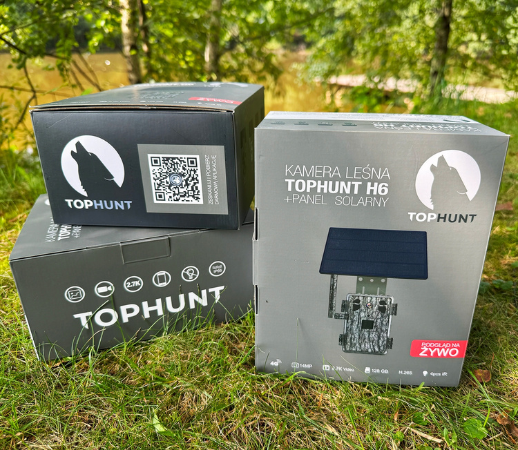 Fotopułapka gsm z podglądem na żywo TopHunt 4G LTE Dark Green