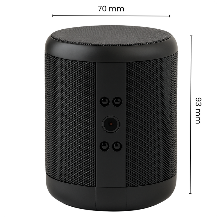 Mini kamera ukryta w głośniku Bluetooth BS02 WiFi – profesjonalne monitorowanie w Full HD