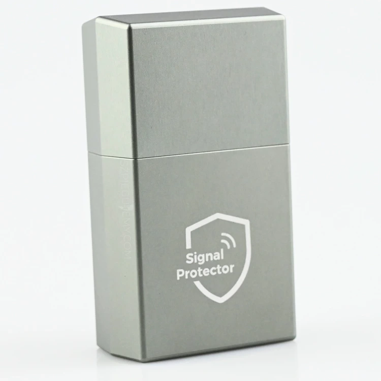 Profesjonale Etui na Kluczyk samochodowy Blokada Keyless Srebrne
