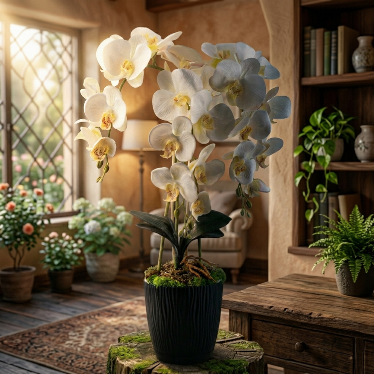 Ukryta mini kamera w doniczce kwiat z podglądem na żywo w telefonie