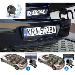 ZESTAW Lokalizator GPS 20 DNI PODSŁUCH 4G MK6A + Kamera w  lusterku wstecznym  HS900Pro