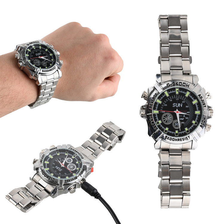 Zegarek z ukrytą kamerą szpiegowską AV 32GB