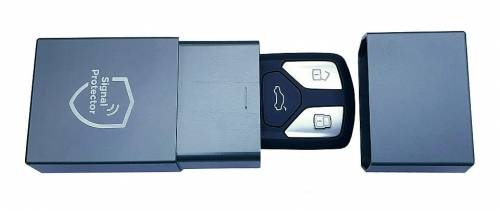 Profesjonale Etui na Kluczyk samochodowy Blokada Keyless Srebrne