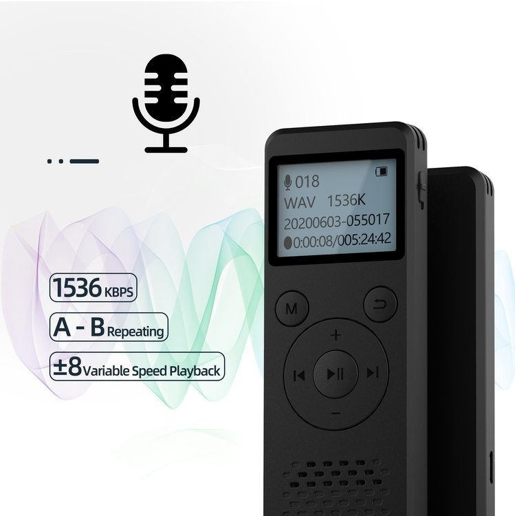 Dyktafon Podsłuch Szpiegowski DVR-818 8GB 