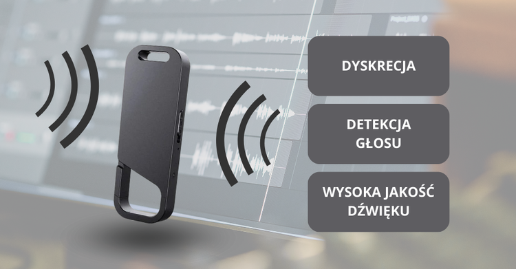 Dyktafon S28 2w1 + Detekcja Głosu VOS