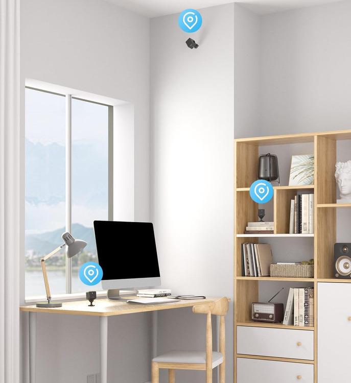 Mini kamera WiFi szpiegowska z czujnikiem ruchu  MC02 podgląd online na żywo do 10 dni 