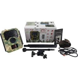 Zestaw Kamera Fotopułapka Predator Eye i001S Full-HD 4G LTE 30MPX  + 8XAA +  SD 32GB