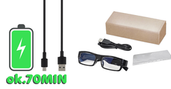 Okulary z ukrytą kamerą szpiegowskie G3000 FHD okulary na spotkanie
