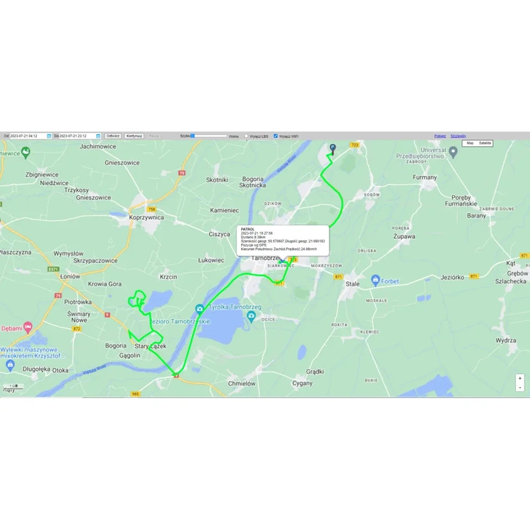 Lokalizator GPS APLIKACJA ŚLEDZENIE POJAZDU ŁODZI MK02