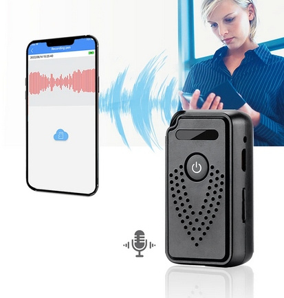 Mini rejestrator dźwięku WiFi z nasłuchem na żywo