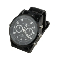 Mini kamera w zegarku dyktafon szpiegowski 32GB na rękę tryb nocny