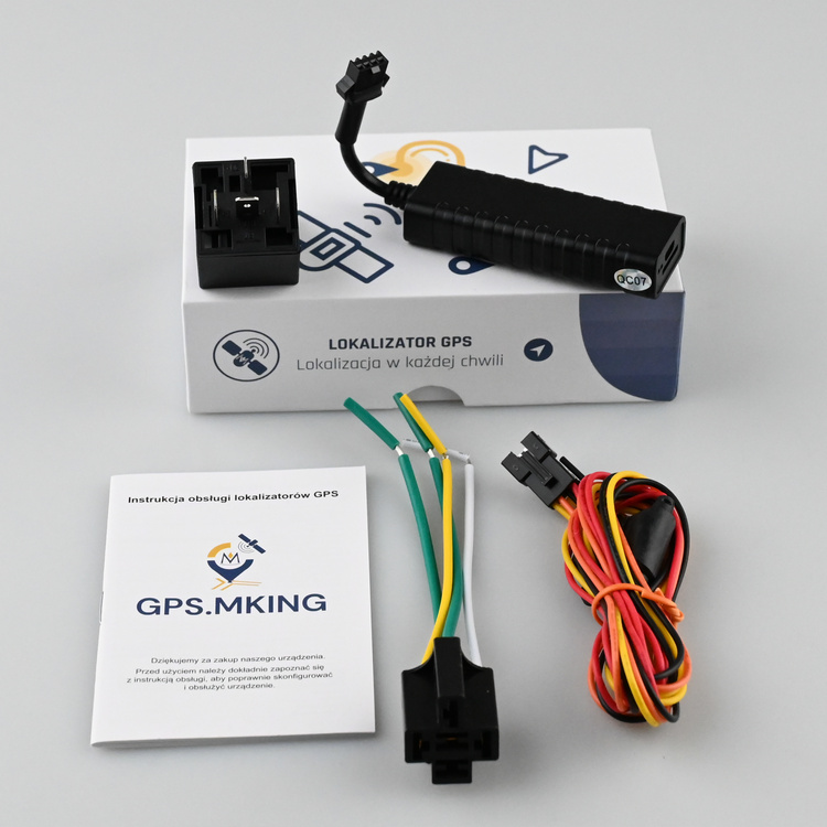 Lokalizator GPS odcięcie paliwa 8-90V MK23