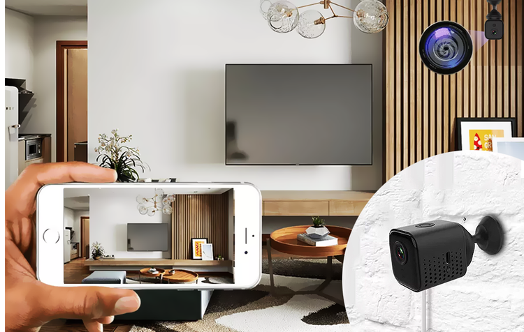 Mini kamera szpiegowska Wi-Fi A11 z Trybem Nocnym ( Zdalny Podgląd ) + karta 32GB
