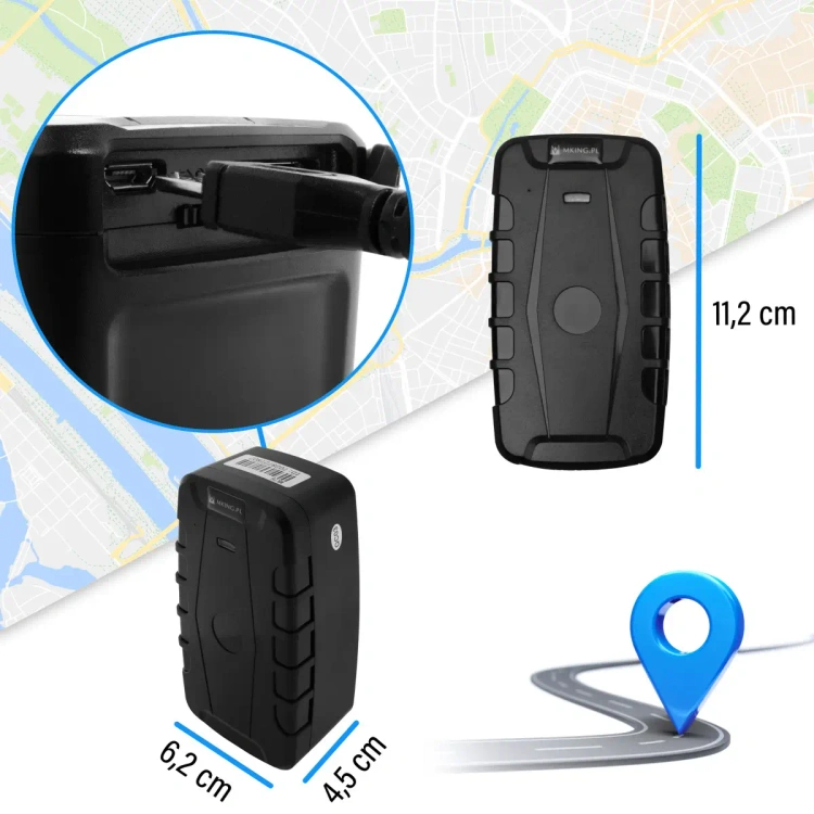 Lokalizator GPS z magnesem podsłuch MK76