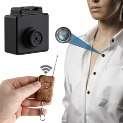 Zestaw na spotkanie mini kamera guzik S40 + dyktafon Q1 + karta pamięci 32GB