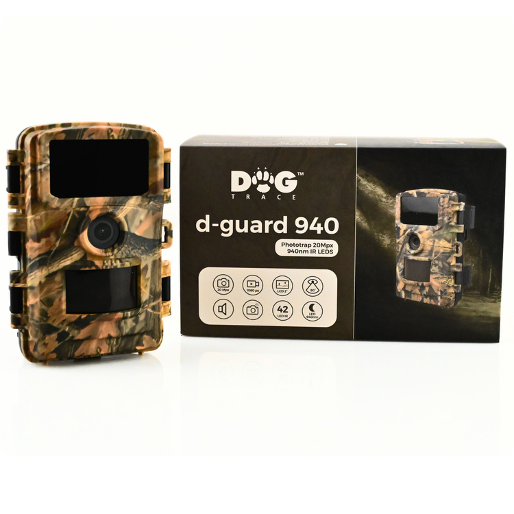Zestaw do monitoringu Dogtrace D-Guard 940 – karta 32 GB + baterie