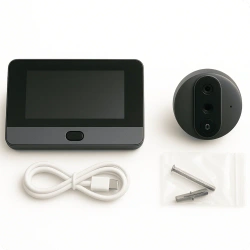 Wizjer elektroniczny judasz z czujnikiem ruchu JDS1 tryb nocny