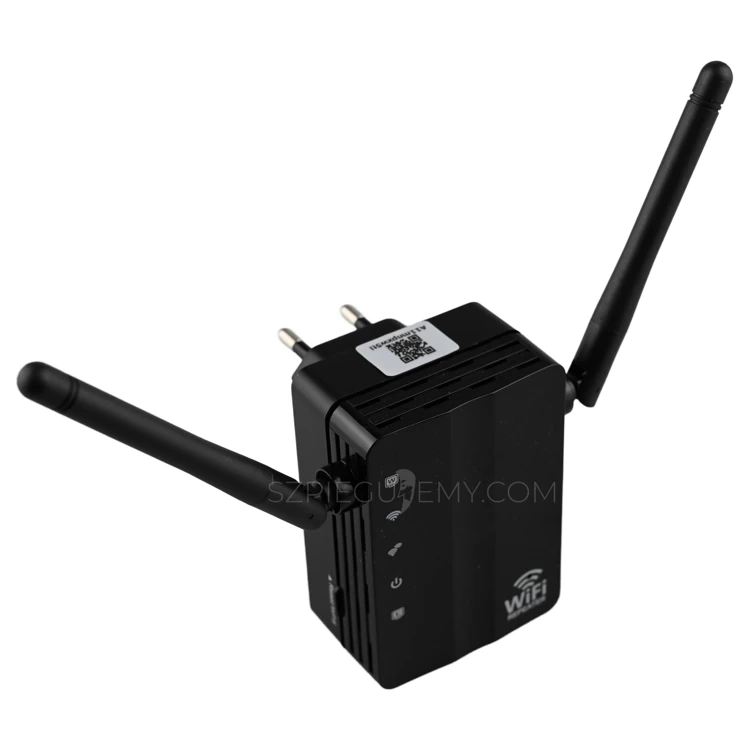 Mini Kamera WiFi Ukryta w Repeater Sieci na Żywo WE27