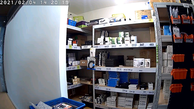 Mini kamera Zegar Budzik PIR rok na baterii LS6