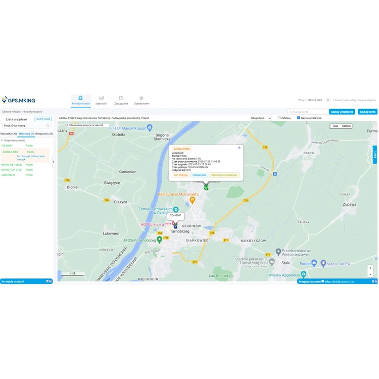 Lokalizator GPS 15 Dni Na Obrożę PSA KOTA Podsłuch ETUI MKX50