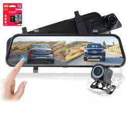 Kamera w lusterku 2K HS900PRO SONY + Adapter zasilania dla trybu parkingowego + Karta 32GB