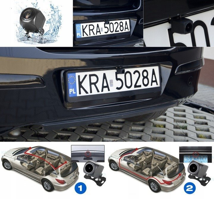 Kamera w lusterku 2K HS900PRO SONY + Adapter zasilania dla trybu parkingowego + Karta 32GB