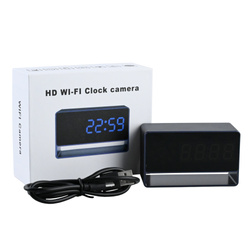 Mini Kamera Szpiegowska ukryta w zegarze budziku WIFI MK203