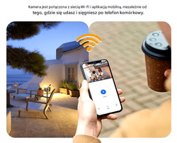 Mini kamera WiFi szpiegowska z czujnikiem ruchu  MC02 podgląd online na żywo do 10 dni 