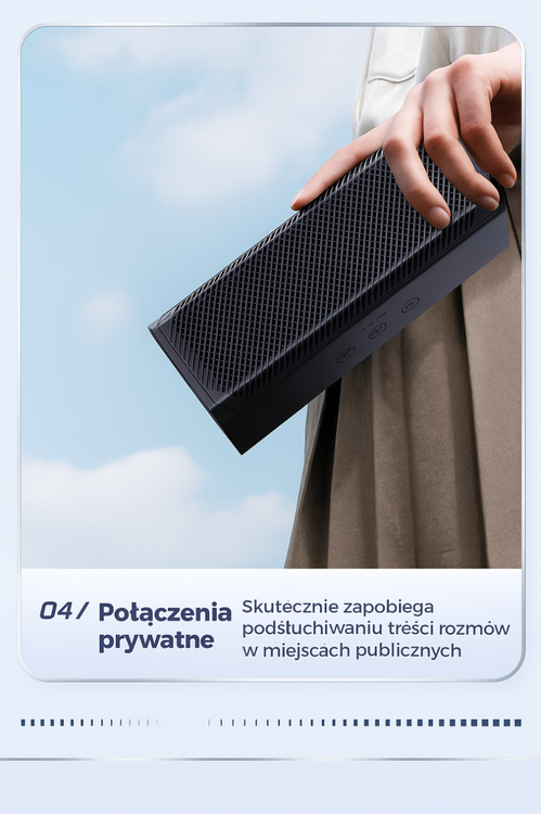 Zagłuszacz podsłuchów nagrywania MKF16 szumidło dźwięku