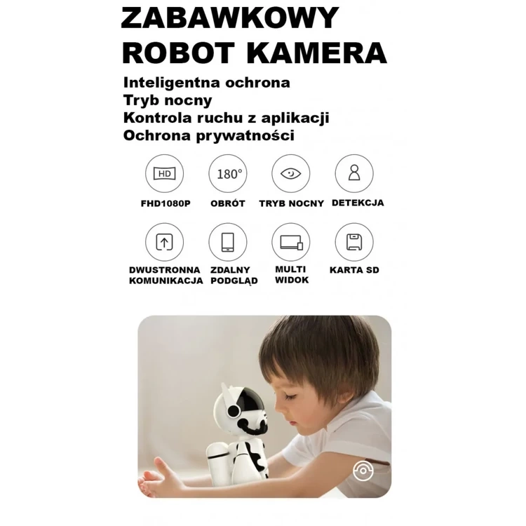 Ukryta Mini Kamera Szpiegowska w Robot MK102